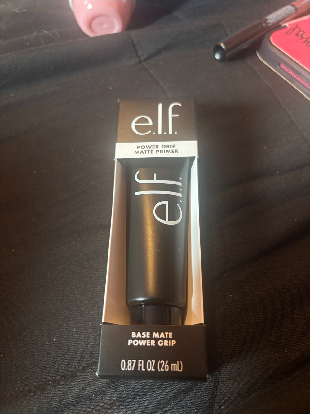 e.l.f. Power Grip Matte Primer - Black Packaging